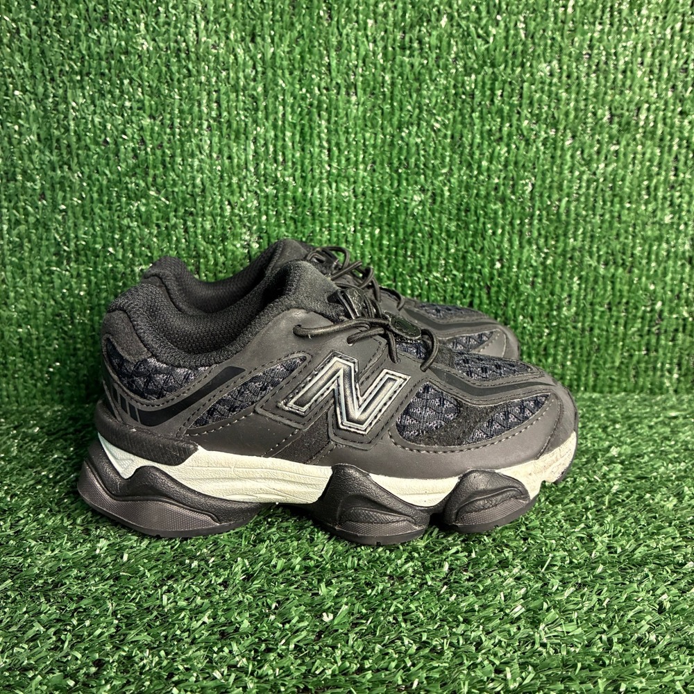New Balance 9060NR Chunky Mesh ABZORB Sporty Lifestyle Sneaker Black Toddler 10